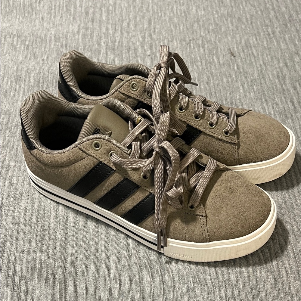 Adidas Women’s Army Green and Black Sneakers